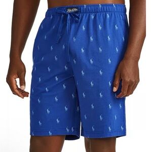 Polo by Ralph Lauren Men's Blue and green 100% Cotton sleep Shorts